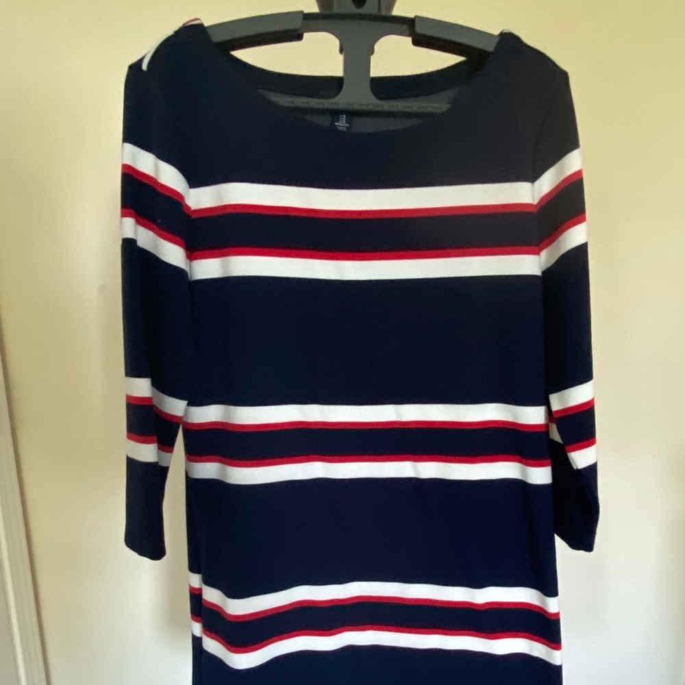 GAP Striped A-Line Dress